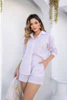 Camisa Oversized Feminina Revanche Varna BEGE