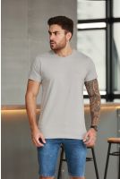 Camiseta Basica Masculino Revanche Foggia CINZA