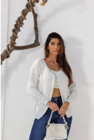 Casaco de Tricot Feminino Revanche Edwina BRANCO