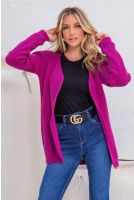 Casaco de Tricot Feminino Revanche Edwina FUCSIA