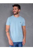 Camiseta Basica Masculino Revanche Foggia AZUL BEBE