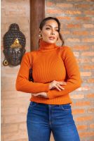 Blusa De Tricot Cacharrel Feminina Revanche Sandstone LARANJA