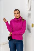 Blusa de Tricot Gola Lata Detalhe Trançado Feminina Revanche Artemisa PINK