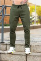 Calça De Moletom Cós De Elástico Masculina Revanche Bordón VERDE MUSGO