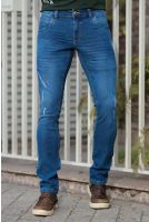 Calça Jeans Reta Masculina Revanche Scotts Azul