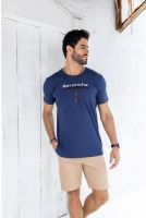 Camiseta Estampada Masculina Revanche Thorold AZUL MARINHO