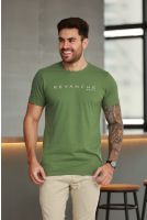 Camiseta Estampada Masculino Revanche Alpens VERDE MILITAR