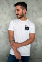 Camiseta Estampada Atacado Masculino Revanche Bijnor BRANCO