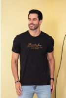 Camiseta Estampada Masculino Revanche Cumbe PRETO