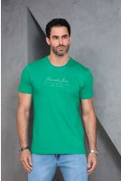 Camiseta Estampada Masculino Revanche Cumbe VERDE