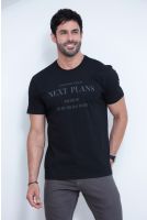 Camiseta Estampada Masculino Revanche Jericó PRETO