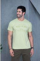 Camiseta Estampada Masculino Revanche Jericó VERDE CLARO