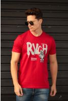 Camiseta Estampada Masculino Revanche Retimno BORDO