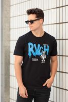 Camiseta Estampada Masculino Revanche Retimno PRETO