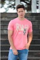 Camiseta Estampada Masculino Revanche Retimno ROSA