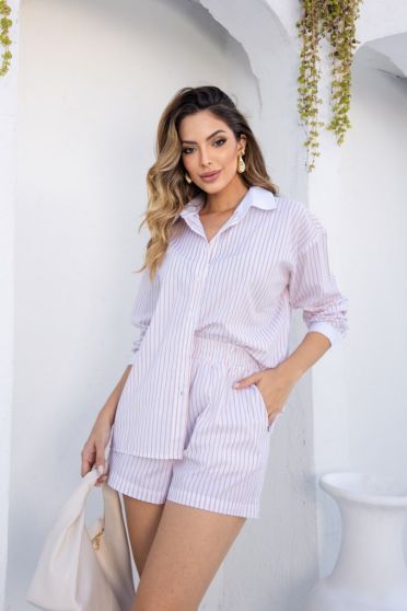 Camisa Oversized Feminina Revanche Varna BEGE