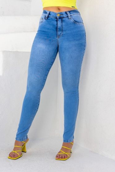 Calça Jeans Cigarrete Básica Feminina Revanche Tanta UNICA