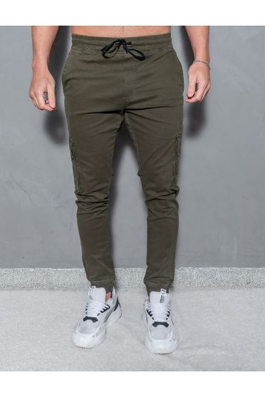 Calça jogger com bolso lateral masculina Revanche Randers VERDE