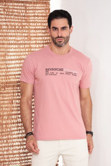 Camisata Estampada Básica Masculino Revanche Turku ROSE