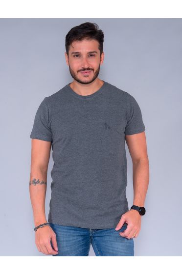 Camiseta Basica Masculino Revanche Foggia MESCLA ESCURO