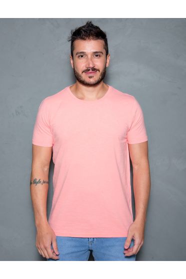 Camiseta básica de flame masculino Revanche Curvelo SALMÃO