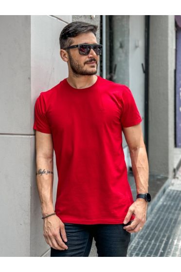 Camiseta Masculina Revanche Leandre VERMELHO FERRARI