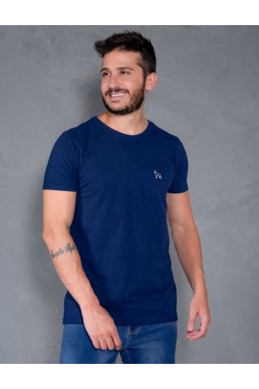 Camiseta Basica Masculino Revanche Foggia AZUL MARINHO