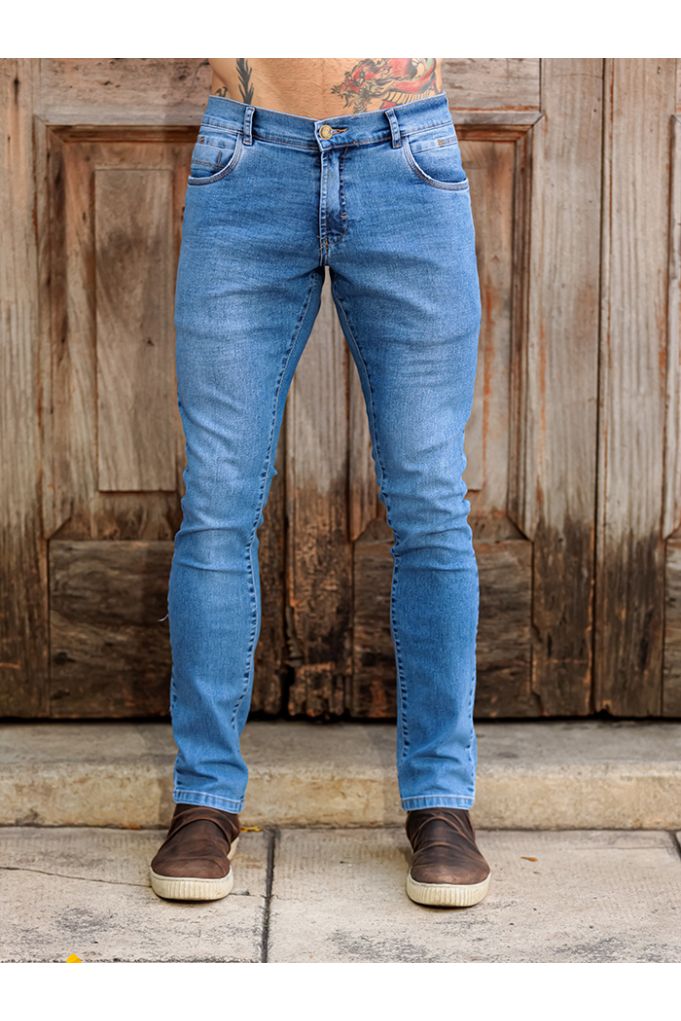 Calça Masculina Reta Jeans - Moda Online - Calça Jeans; Blusas; Blazers e  Mais